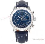 BLS Factory Swiss Made Copy Breitling Navitimer 43mm Chronograph Watch Blue Version